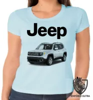 Baby look blusa Feminina jeep renegade melhor carro off road Brasil - Foto 3