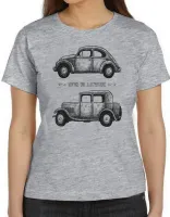 Baby look blusa Feminina Vintage car carro antigo fusca ford vintage - Foto 6