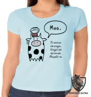 Baby look blusa feminina Animais respeite-os vegatariano vegano - Foto 6