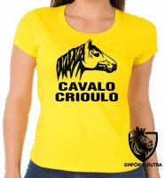 Baby look blusa feminina cavalo Crioulo rio grande do sul RS - Foto 3