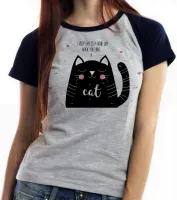 Baby look blusa feminina Every day is a good gato cat - Foto 4