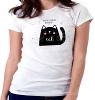 Baby look blusa feminina Every day is a good gato cat - Foto 5