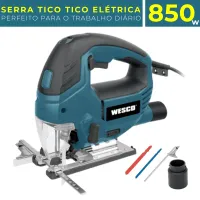 Serra Tico Tico Eletrica 850w Wesco Profissional WS3772U - Foto 2
