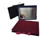 Placa Inox digital Fotografia com book de veludo - Foto 5