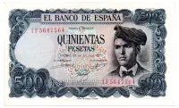 Espanha - 500 Pesetas - Cédula Estrangeira - Sob/Fe