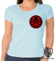 Baby look blusa feminina Hydra Símbolo vingadores avengers - Foto 2