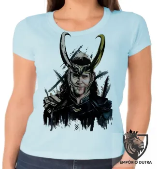 Baby look blusa feminina loki vilão thor vingadores avengers - Foto 2