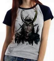 Baby look blusa feminina loki vilão thor vingadores avengers - Foto 4