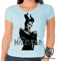 Baby look blusa feminina Malévola cajado vilã disney bruxa - Foto 2