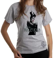Baby look blusa feminina Malévola cajado vilã disney bruxa - Foto 6