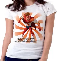 Baby look blusa feminina Megamente Titan vilão filme - Foto 6