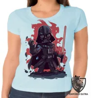 Baby look blusa feminina darth vader vilão star wars - Foto 2