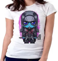 Baby look blusa feminina Ronan o Acusador guardiões galáxia - Foto 5