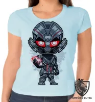 Baby look blusa feminina ULTRON vilão vingadores avengers - Foto 2