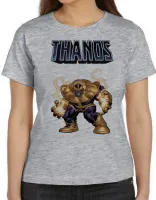 Baby look blusa feminina thanos cartoon vilão vingadores avengers - Foto 5