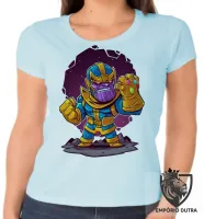 Baby look blusa feminina thanos geek vingadores avengers vilão - Foto 2
