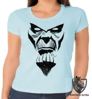 Baby look blusa feminina Thanos rosto vingadores avengers - Foto 2