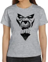 Baby look blusa feminina Thanos rosto vingadores avengers - Foto 5
