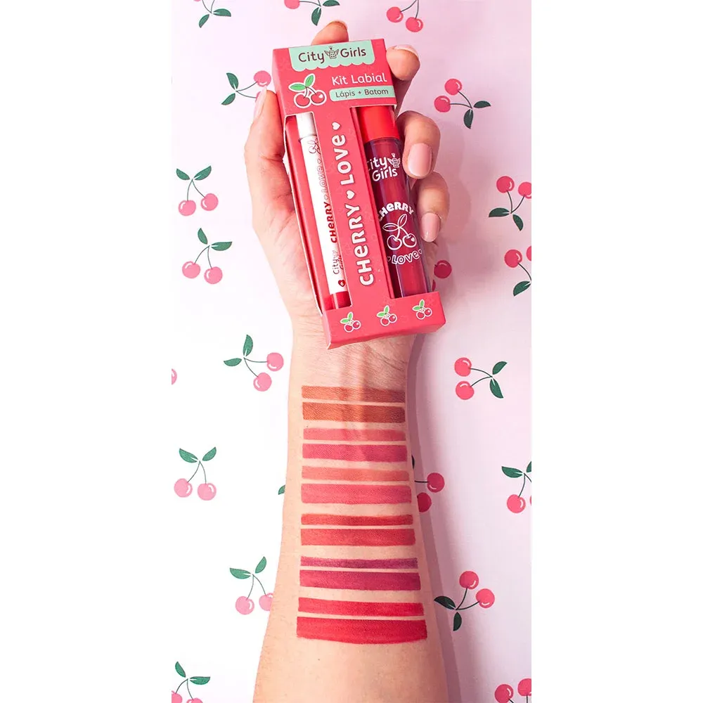 Kit Labial - Cherry Love