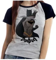 Baby look blusa feminina Batman bumerangue herói - Foto 2