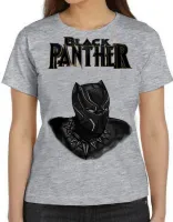 Baby look blusa feminina black panter pantera negra - Foto 2