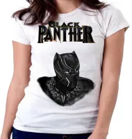 Baby look blusa feminina black panter pantera negra - Foto 3