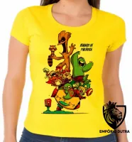 Baby look blusa feminina Buraco de Minhoca super heróis marvel - Foto 5