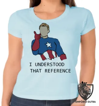 Baby look blusa feminina Capitão América understood vingadores - Foto 2