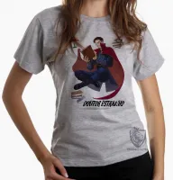 Baby look blusa feminina Doutor Estranho voando strange marvel - Foto 6