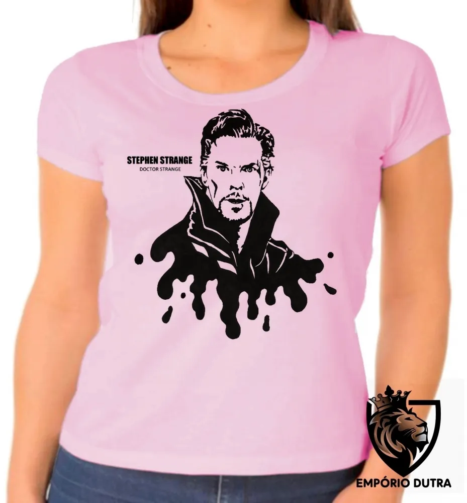 Baby look blusa feminina Dr Estranho Vingadores avengers Imagem