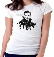 Baby look blusa feminina Dr Estranho Vingadores avengers - Foto 5