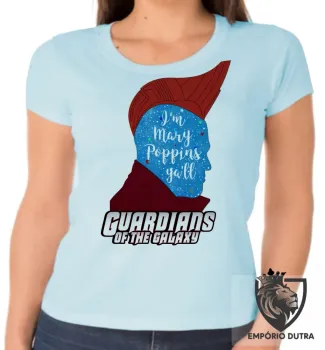 Baby look blusa feminina Guardiões da Galáxia Yondu perfil - Foto 2