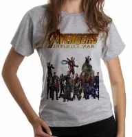 Baby look blusa feminina guerra infinita vingadores avengers - Foto 6