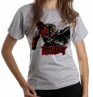 Baby look blusa feminina Hellboy ataque super herói - Foto 6