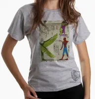Baby look blusa feminina hieróglifos homem aranha - Foto 6
