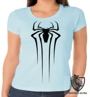Baby look blusa feminina Homem Aranha negro preta marvel - Foto 2