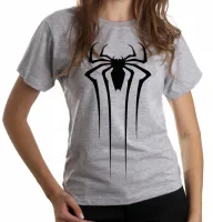 Baby look blusa feminina Homem Aranha negro preta marvel - Foto 6