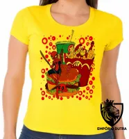 Baby look blusa feminina Homem ferro aranha deadpool - Foto 3