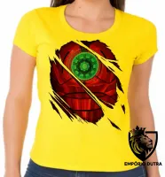 Baby look blusa feminina Homem ferro reator armadura marvel - Foto 3