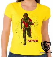 Baby look blusa feminina Homem Formiga herói marvel - Foto 3