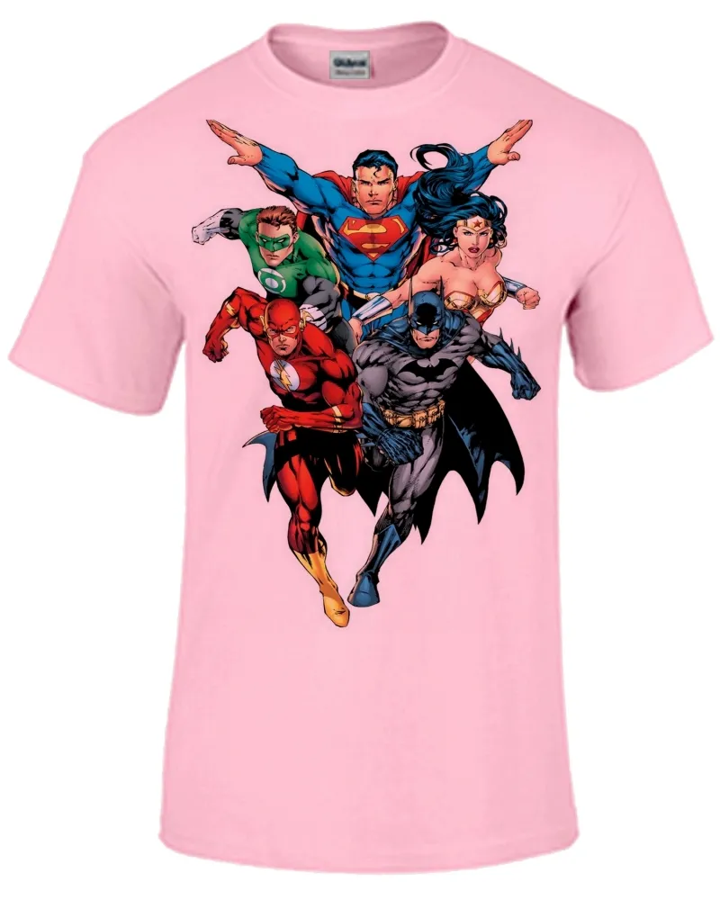 Baby look blusa feminina liga da justiça superman maravilha