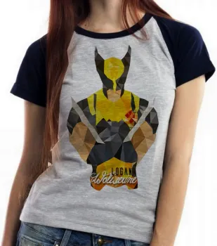 Baby look blusa feminina Logan Wolverine marvel x men - Foto 2