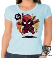 Baby look blusa feminina dead pool super herói marvel - Foto 2