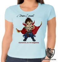 Baby look blusa feminina Doutor Estranho super herói marvel - Foto 2