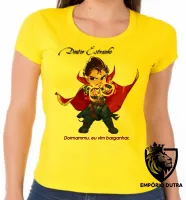 Baby look blusa feminina Doutor Estranho super herói marvel - Foto 3