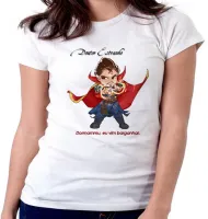 Baby look blusa feminina Doutor Estranho super herói marvel - Foto 5