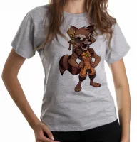Baby look blusa feminina GROOT ROCKET marvel guardiões - Foto 6