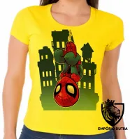Baby look blusa feminina HOMEM ARANHA vingadores - Foto 3