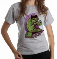 Baby look blusa feminina HULK marvel vingadores - Foto 6