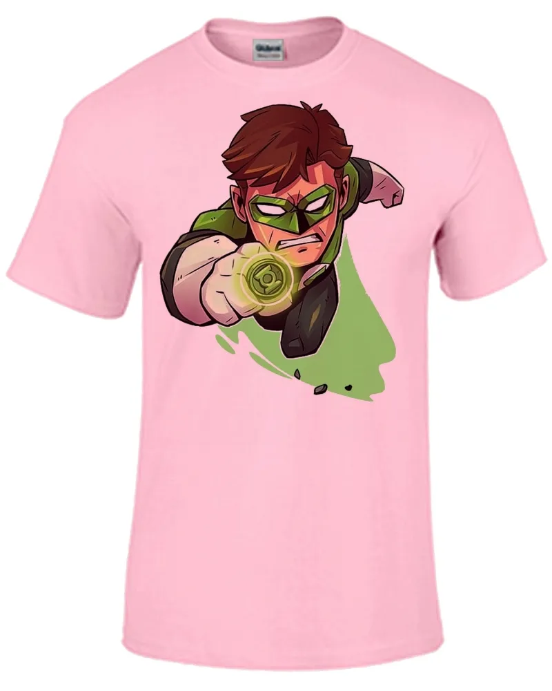 Baby look blusa feminina lanterna verde liga justiça Imagem